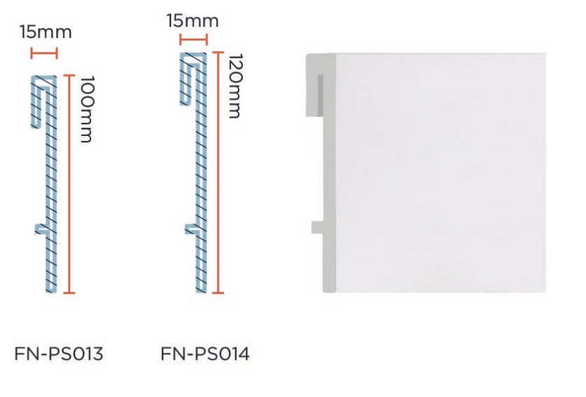 PS Skirting Board for Flooring 100/120*15MM  FN-PS013-014