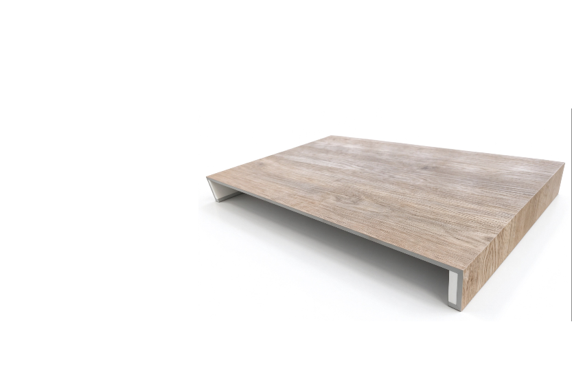 SPC Double-side Hot-bending Stair Tread