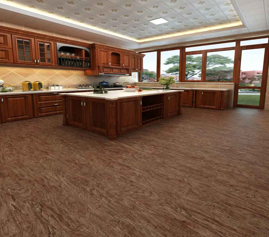 102775 Waterproof WPC Vinyl Floor Easy Cleaning for kitchens